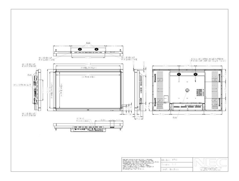 NEC MultiSync P702 Guide