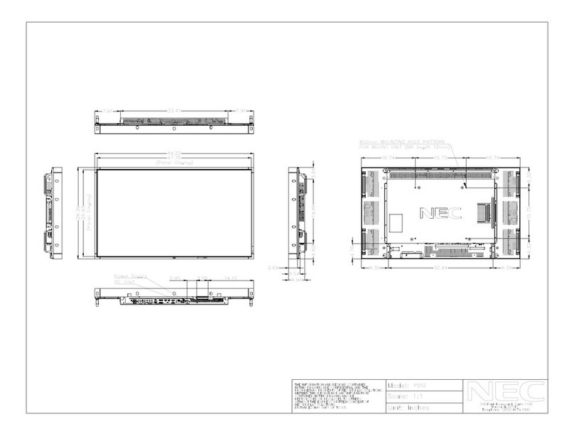 NEC MultiSync P552 Guide NEC MultiSync P552 Guide