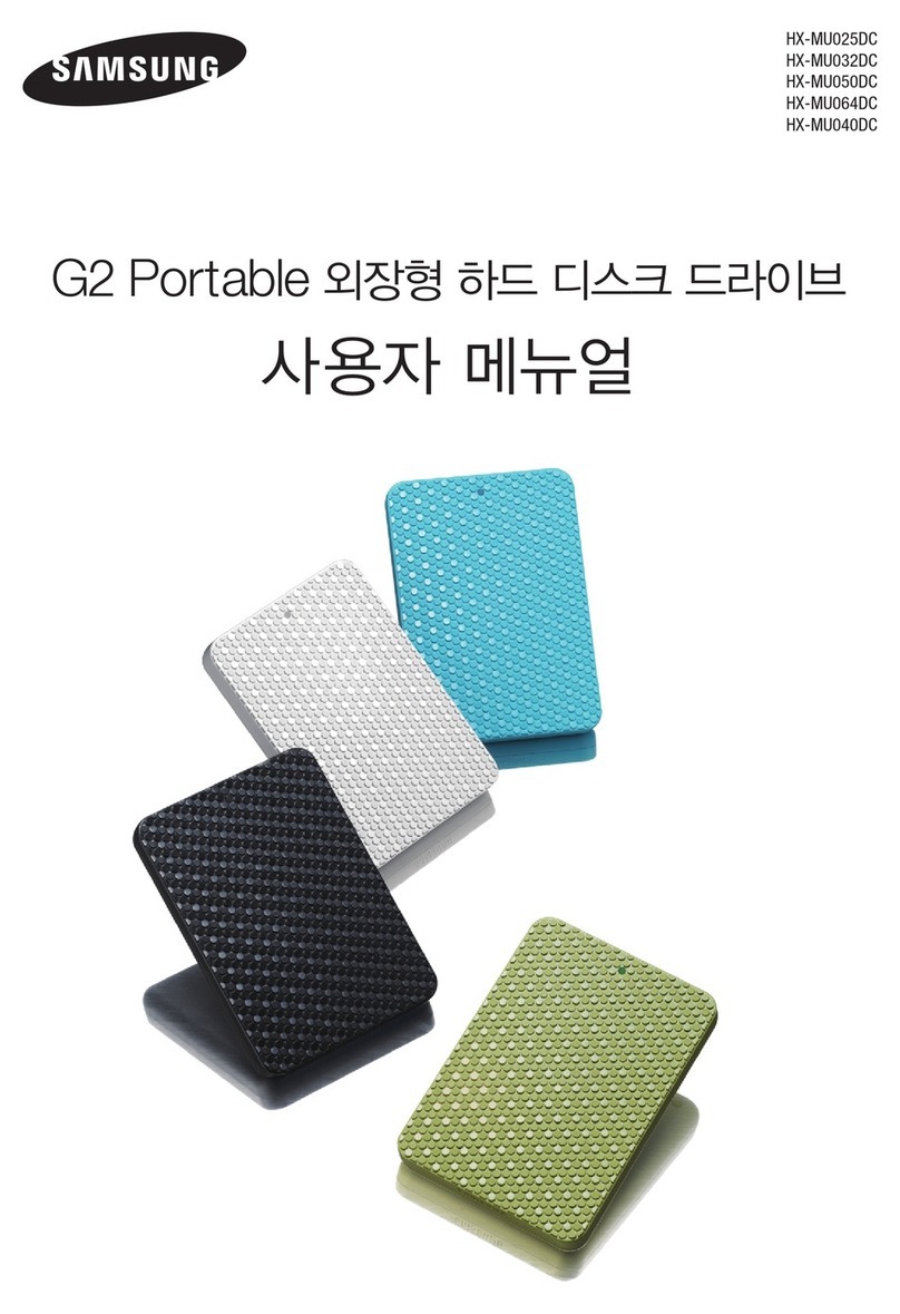 Samsung G2 PORTABLE HX-MU032DC User manual