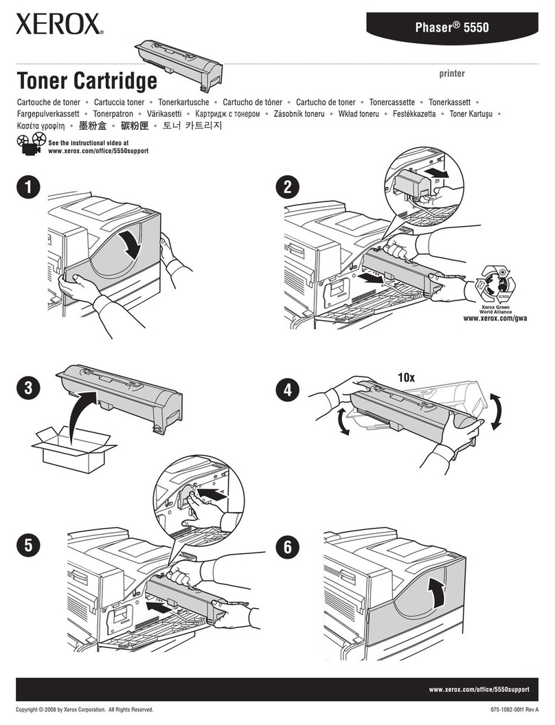 Xerox 5500DN - Phaser B/W Laser Printer User manual