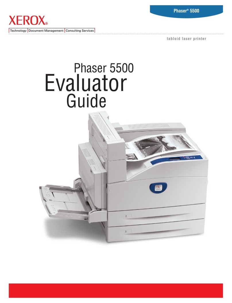 Xerox 5500DT - Phaser B/W Laser Printer User manual
