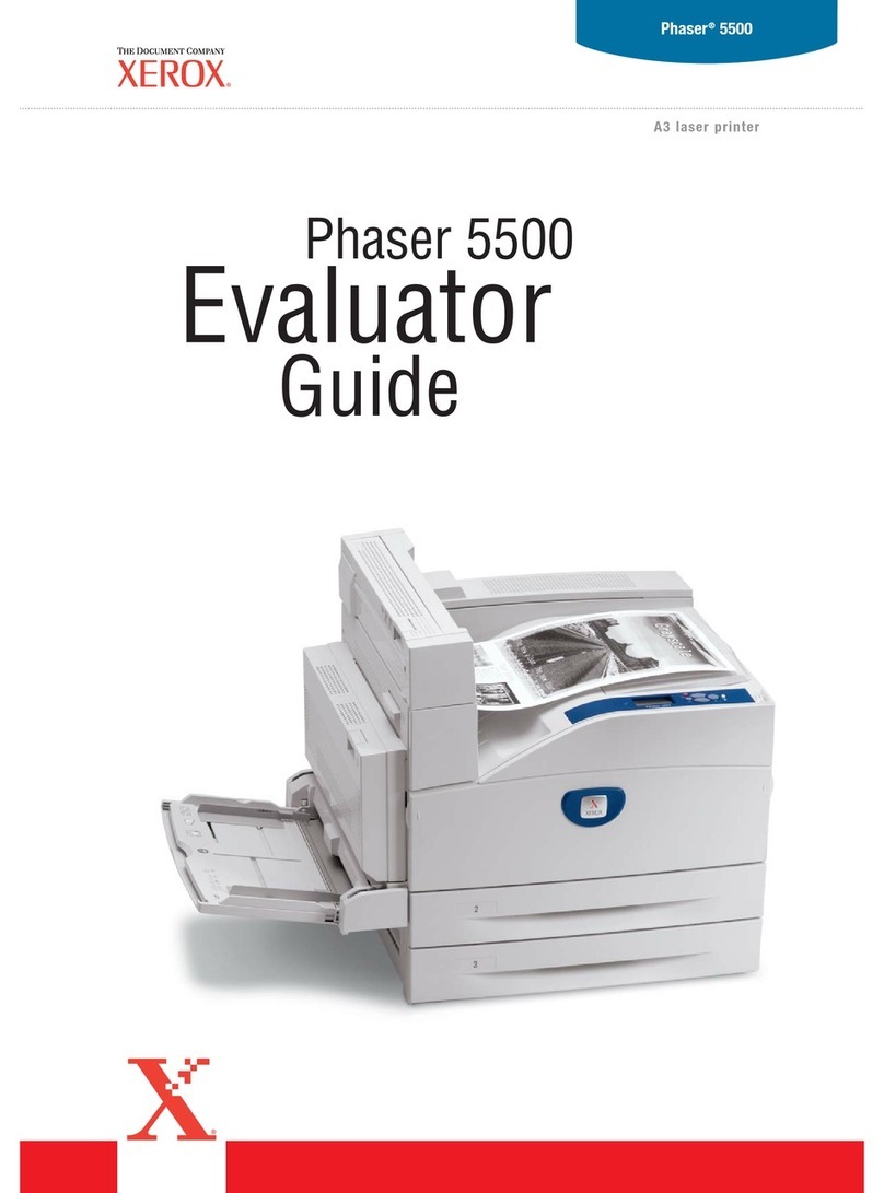 Xerox 5500DT - Phaser B/W Laser Printer User manual