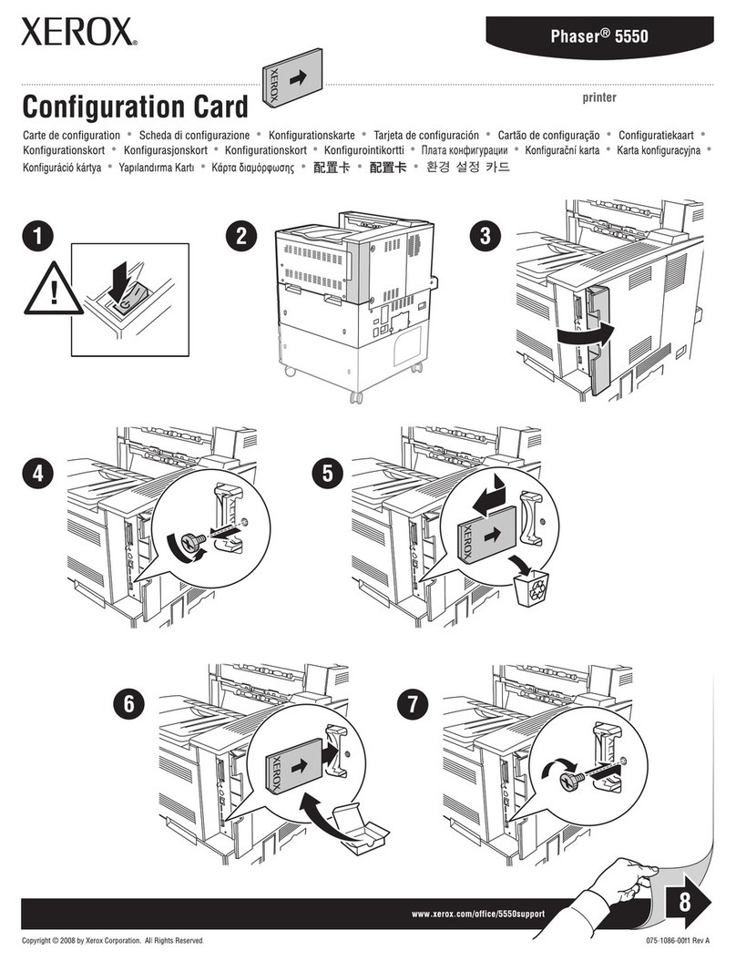 Xerox 5500DN - Phaser B/W Laser Printer User manual