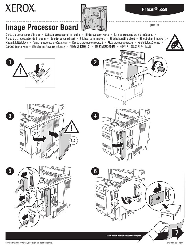 Xerox 5500DN - Phaser B/W Laser Printer User manual