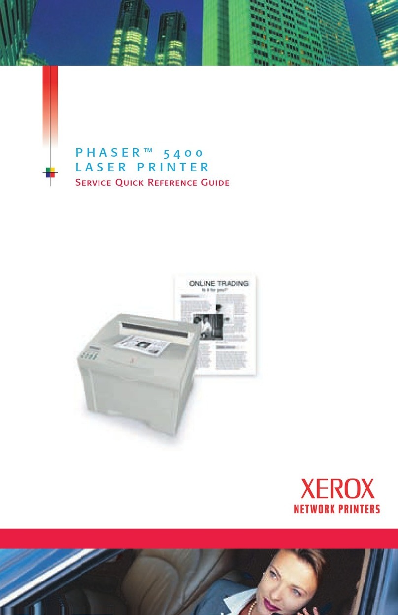 Xerox 5400N - Phaser B/W Laser Printer User manual