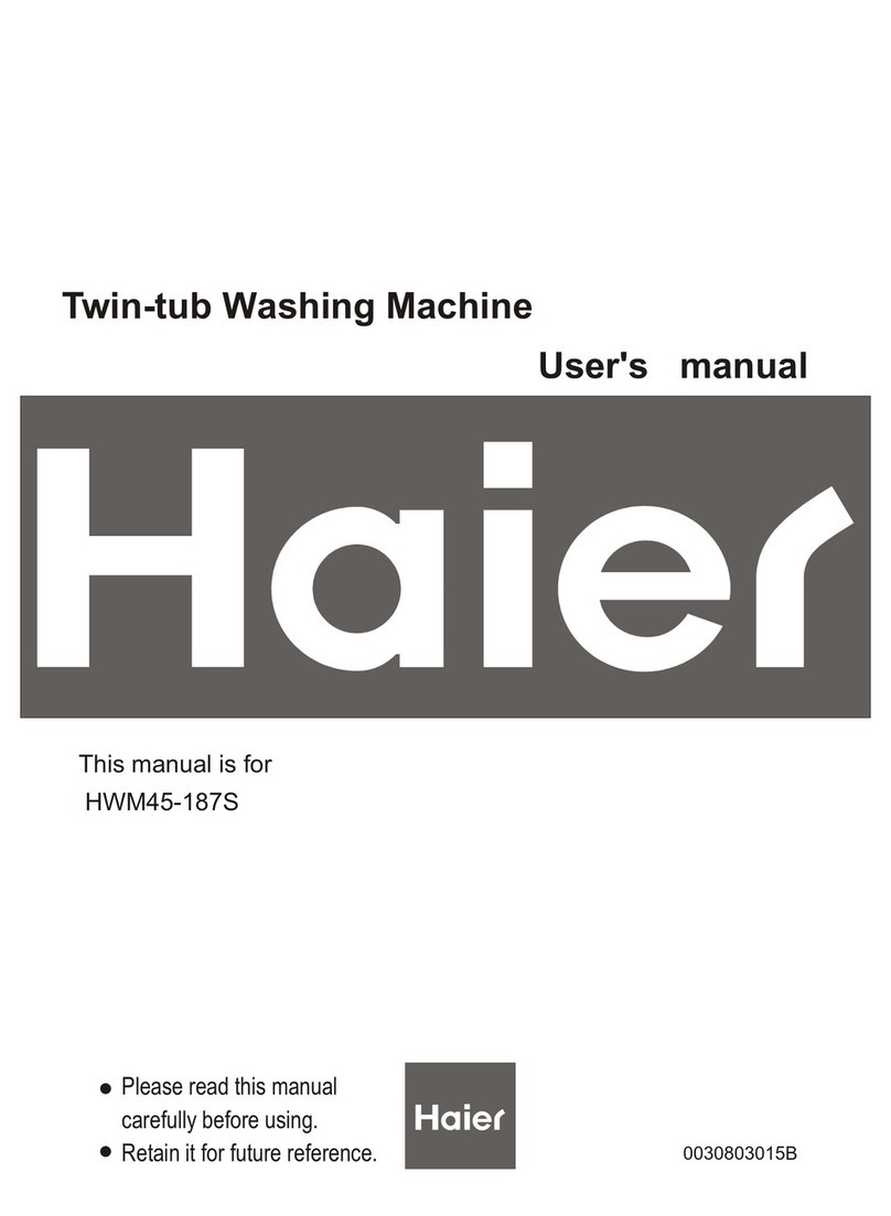 Haier HWM45-187S User manual Haier HWM45-187S User manual