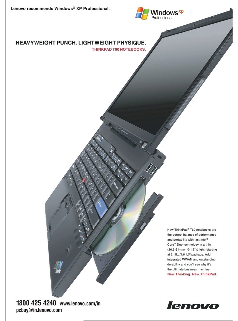 Lenovo 20074CU User manual