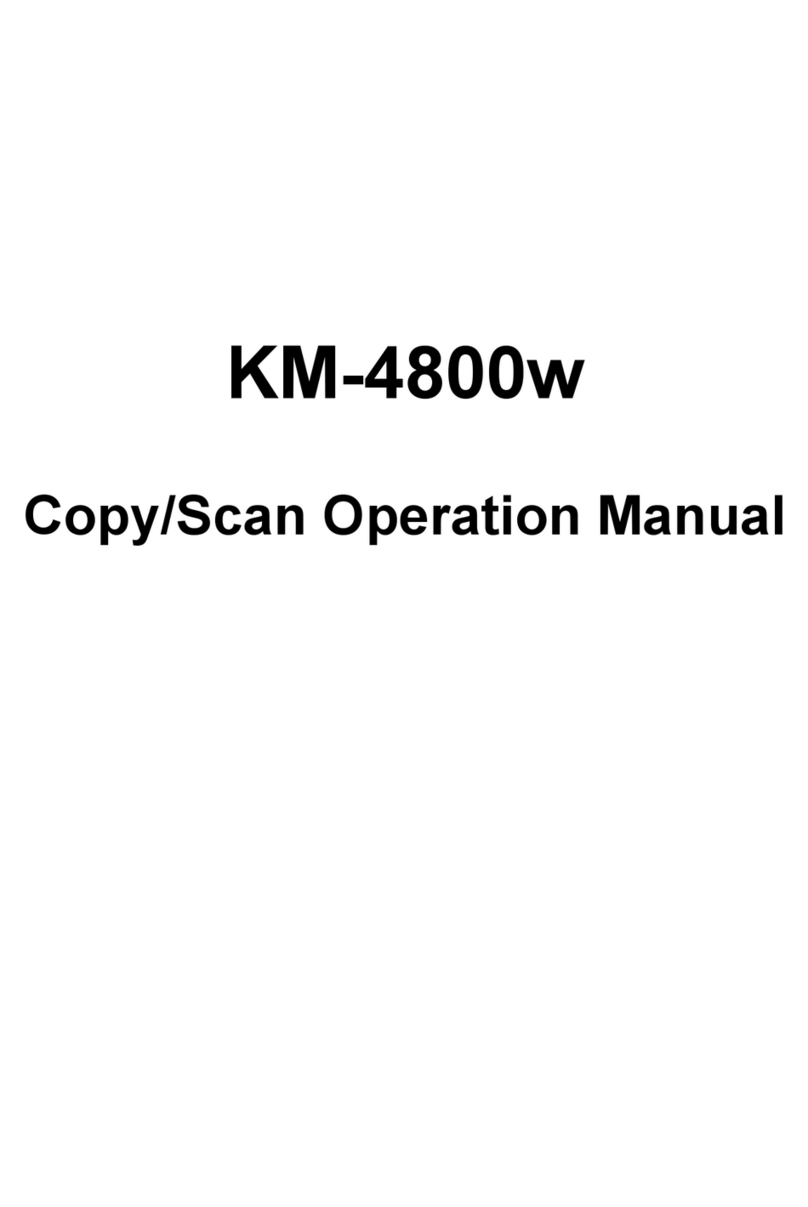 Kyocera KM-4800w User manual