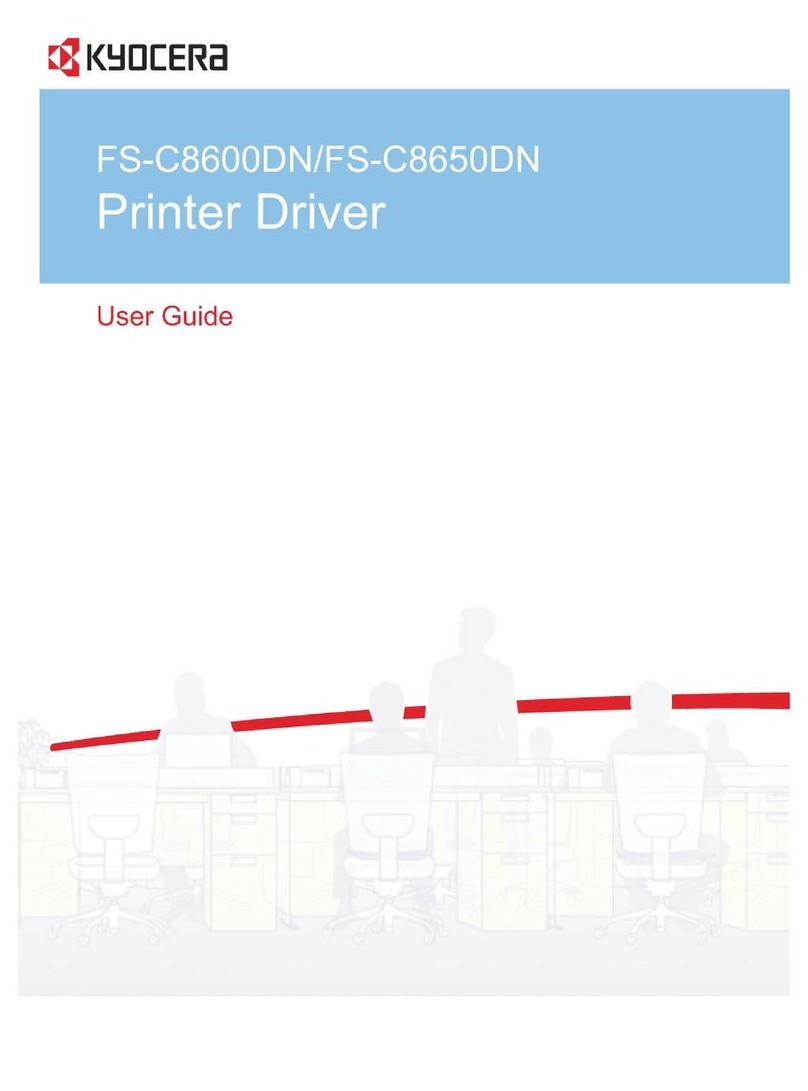 Kyocera ECOSYS FS-C8650DN Installation and operation manual