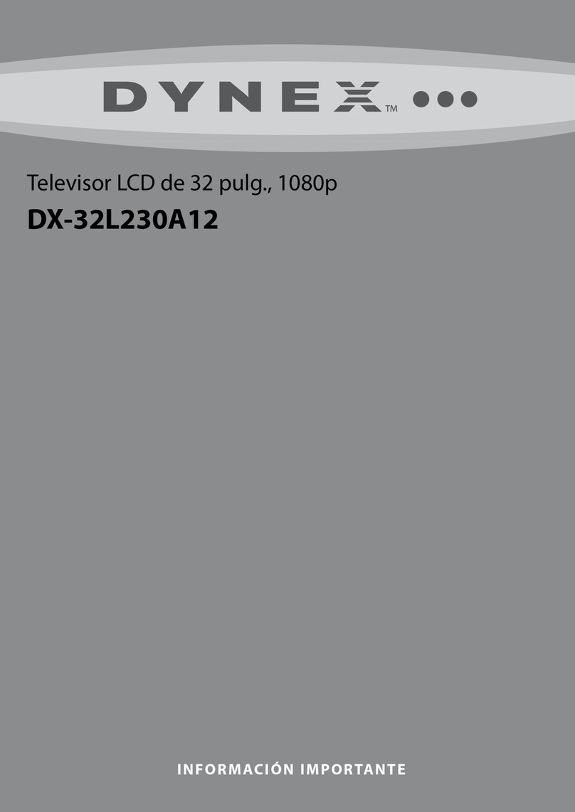 Dynex DX-32L230A12 Información importante