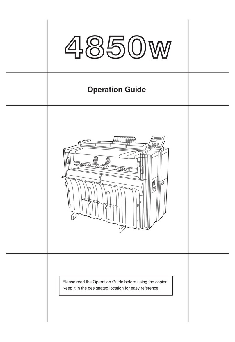 Kyocera KM-4850w User manual