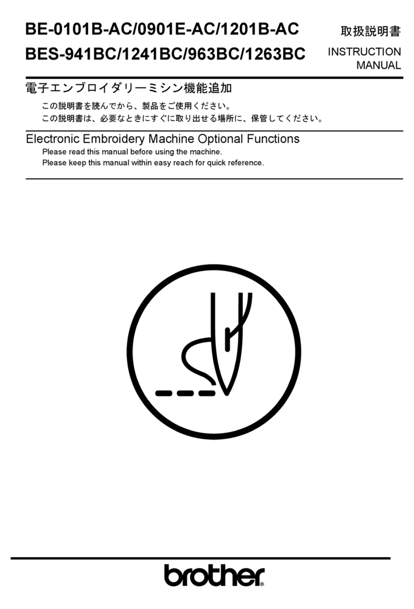 Brother BE-0901E-AC instruction manual