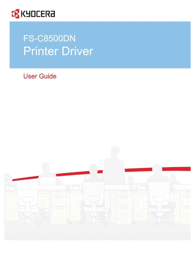 Kyocera FS FS-C8500DN User manual Kyocera FS FS-C8500DN User manual