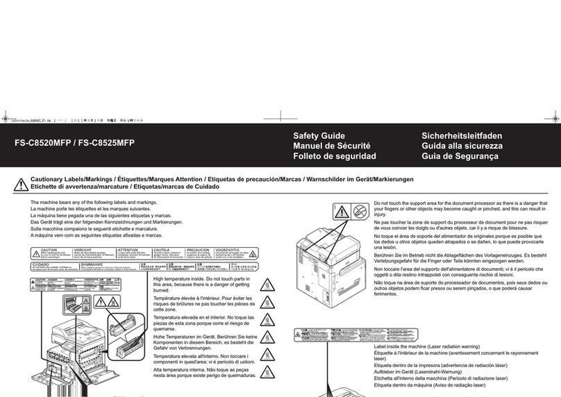 Kyocera ECOSYS FS-C8520MFP Installation and operating manual