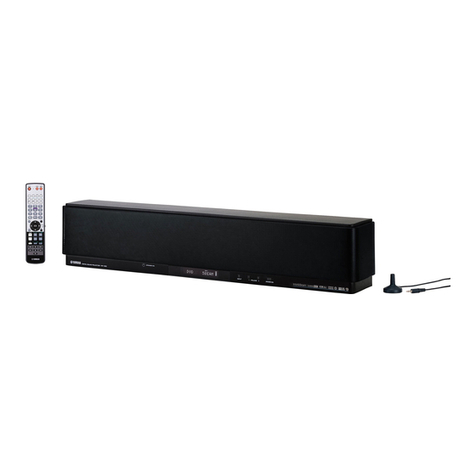 Yamaha Digital Sound Projector YSP-900 owner's manual
