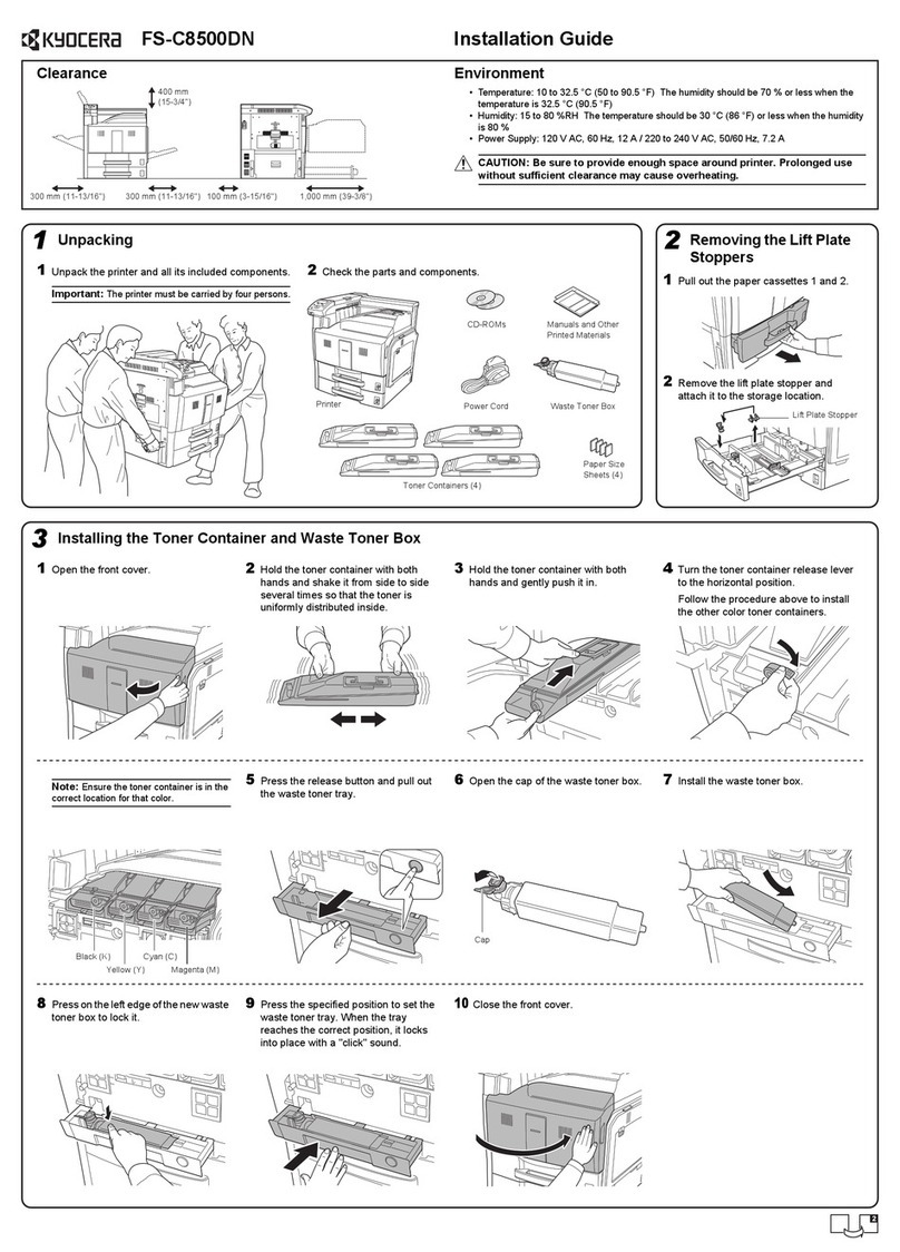 Kyocera FS FS-C8500DN User manual