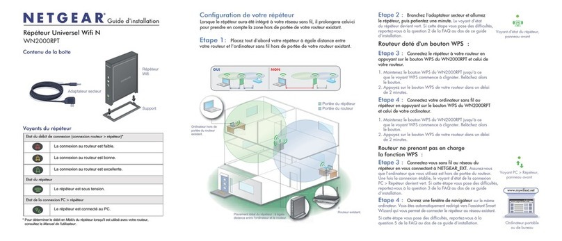 NETGEAR WN2000RPTv1 User manual