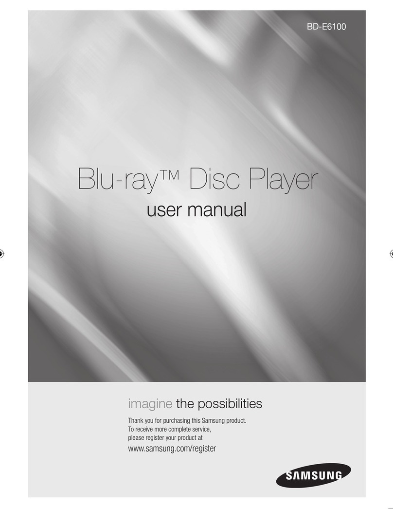 Samsung BD-E6100 User manual