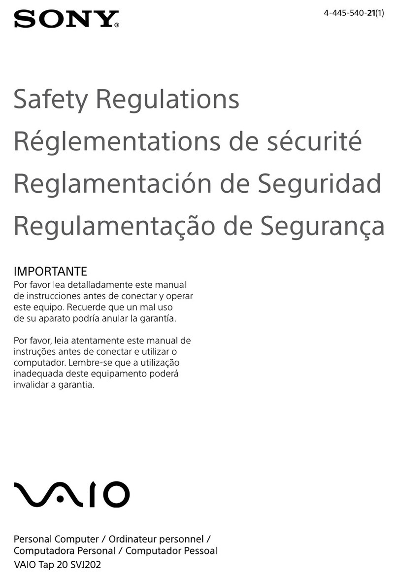 Sony SVJ20213CXW Original instructions