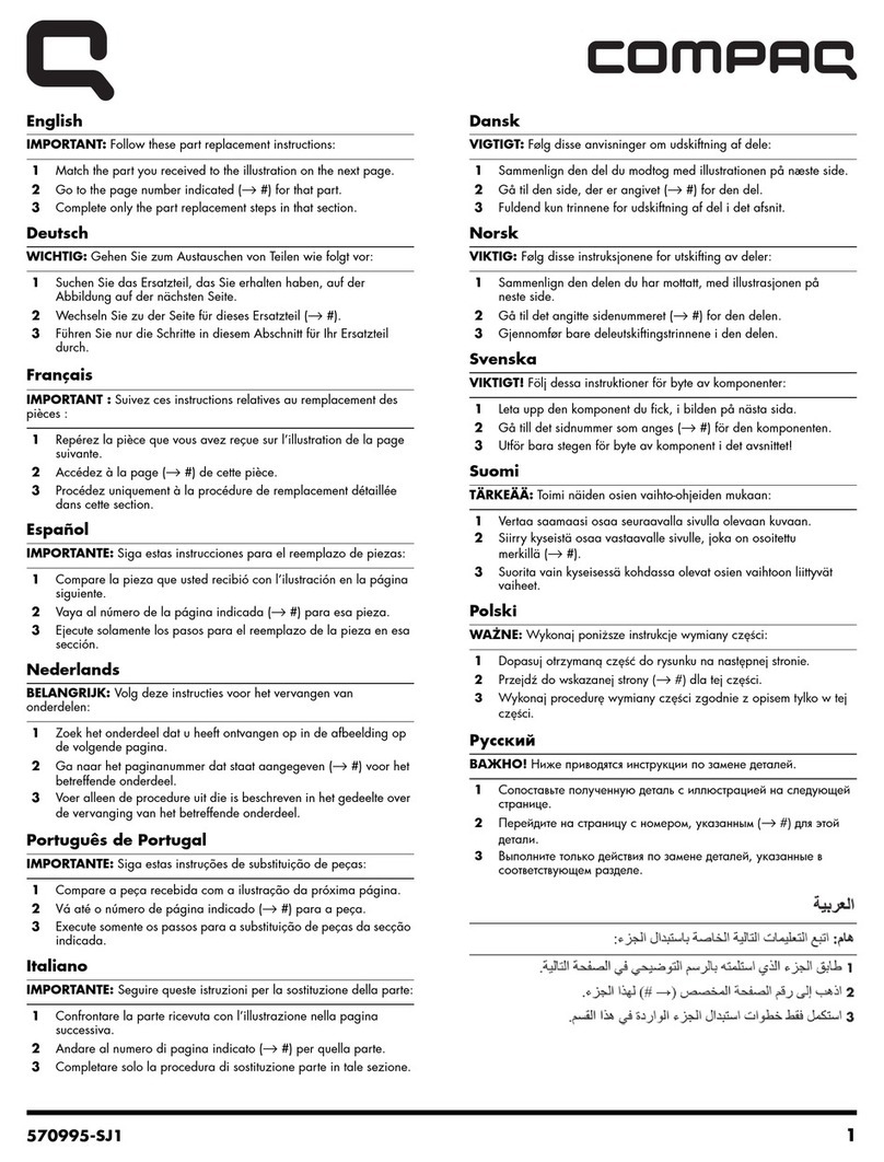 Compaq Presario CQ4000 - Desktop PC manual