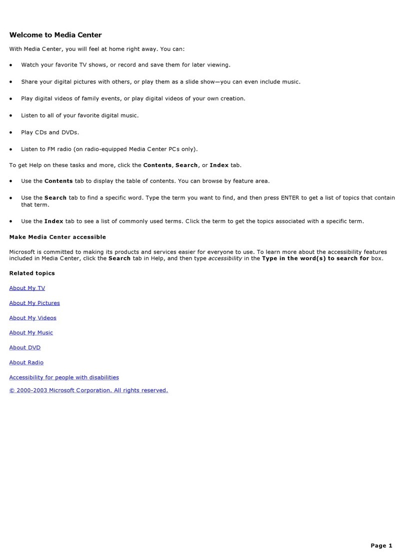 Sony VAIO Digital Studio PCV-RZ44G User manual