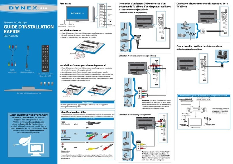 Dynex DX-37L200A12 Installation and operation manual
