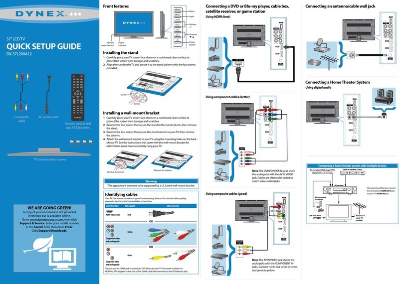 Dynex DX-37L200A12 User manual
