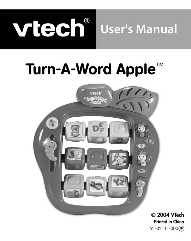 V-tech Turn-A-Word Apple User manual