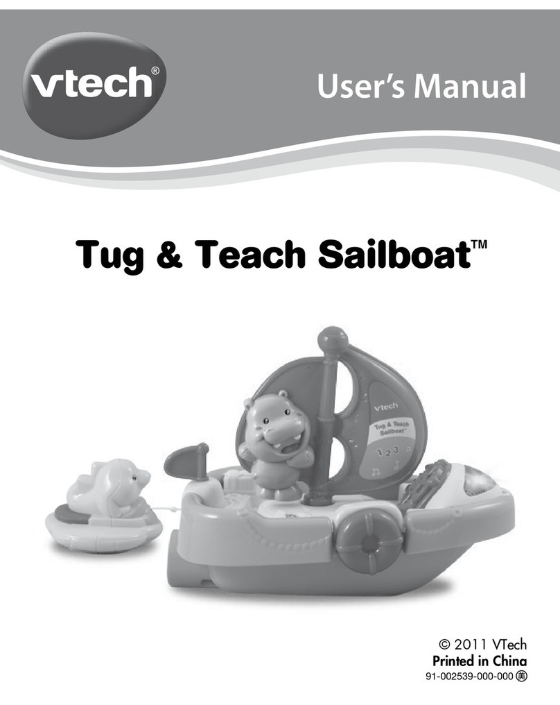 V-tech Tug & Teach Sailboat User manual
