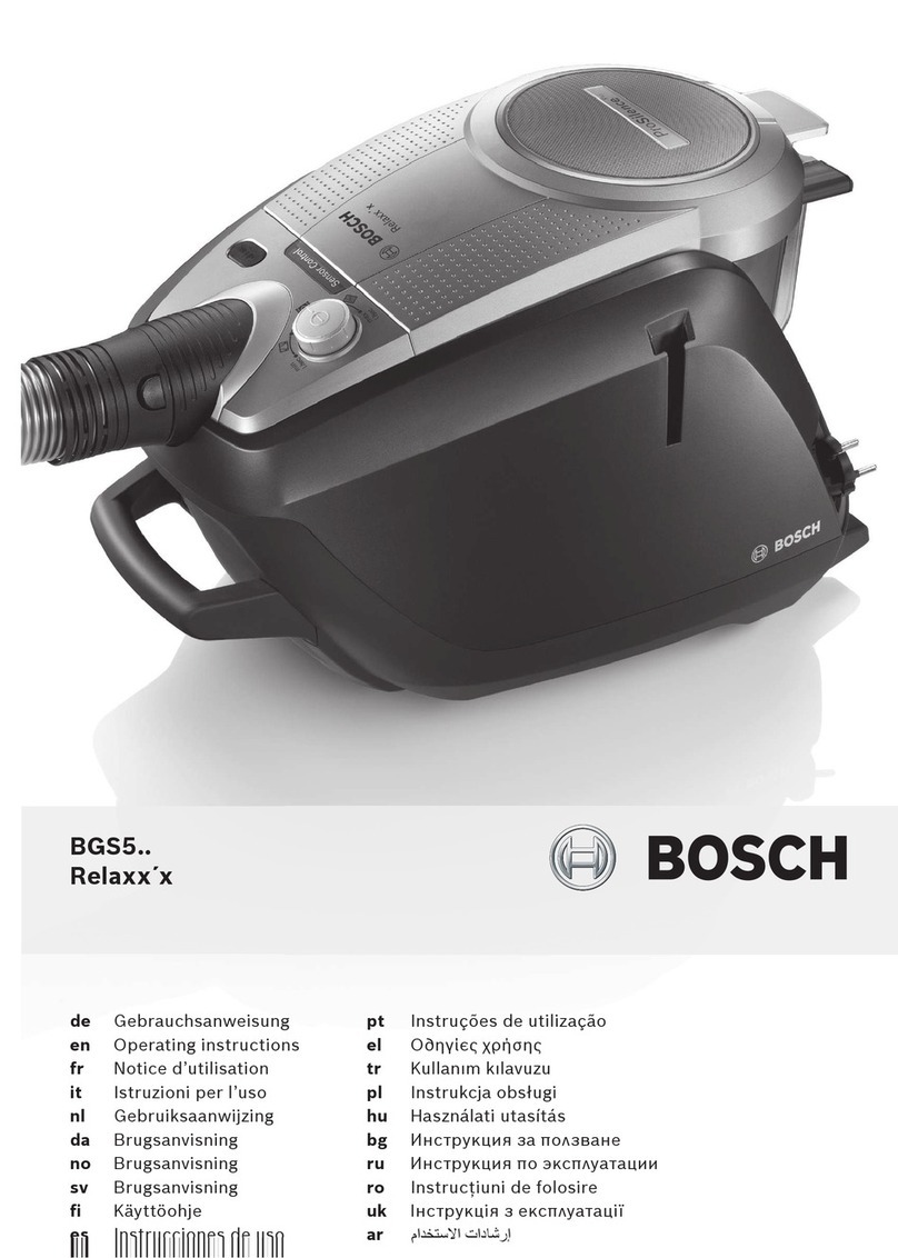 Bosch BGS52242GB operating instructions