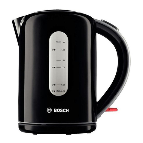 Bosch TWK7603GB operating instructions