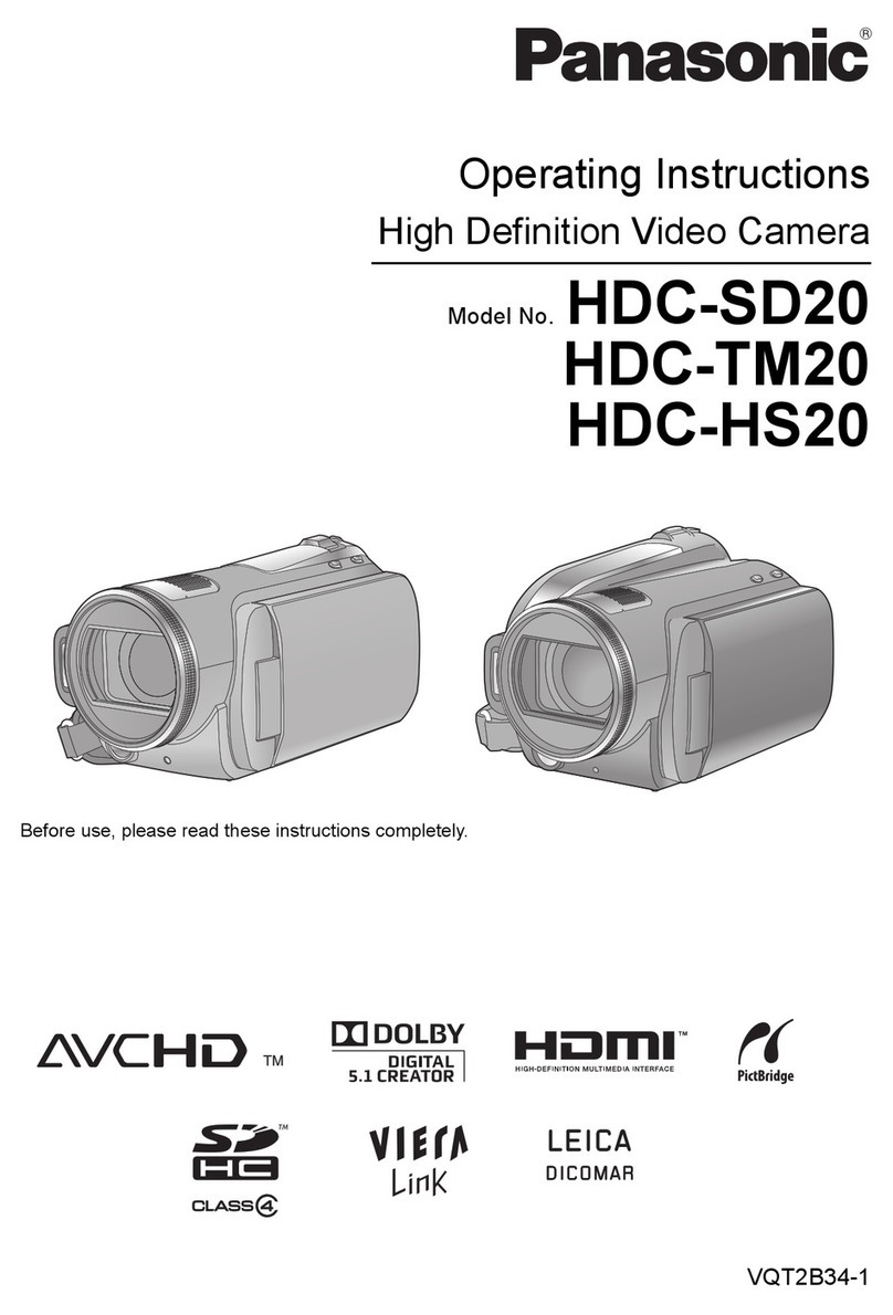 Panasonic HDC-TM20K8 User manual