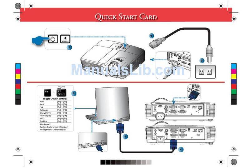 Optoma TW631-3D User manual