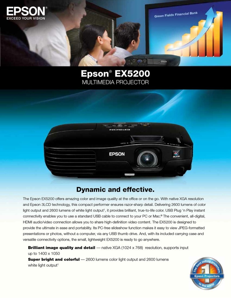 Epson EX5200 User manual