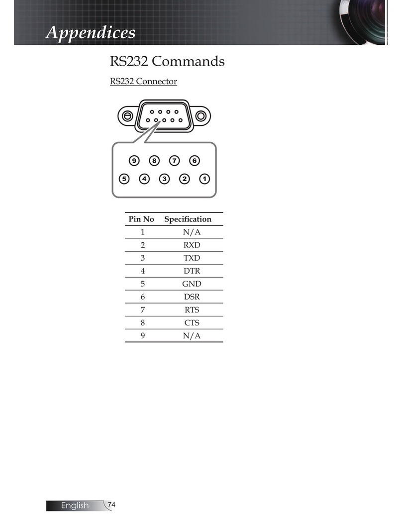 Optoma TW6000 Installation instructions