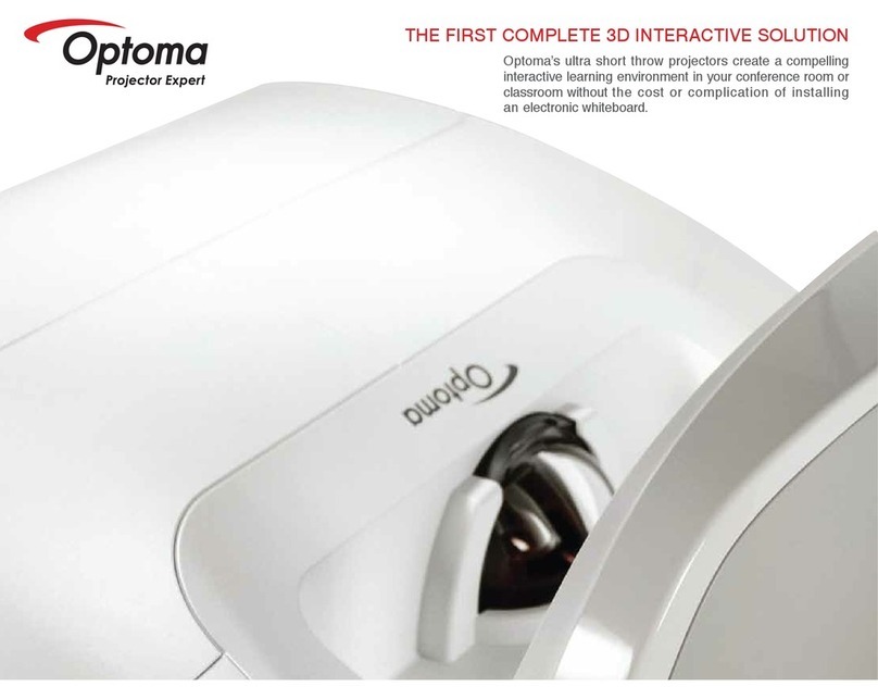 Optoma TW675UST-3D User manual