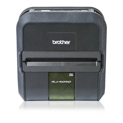 Brother RuggedJet RJ-4040 User manual
