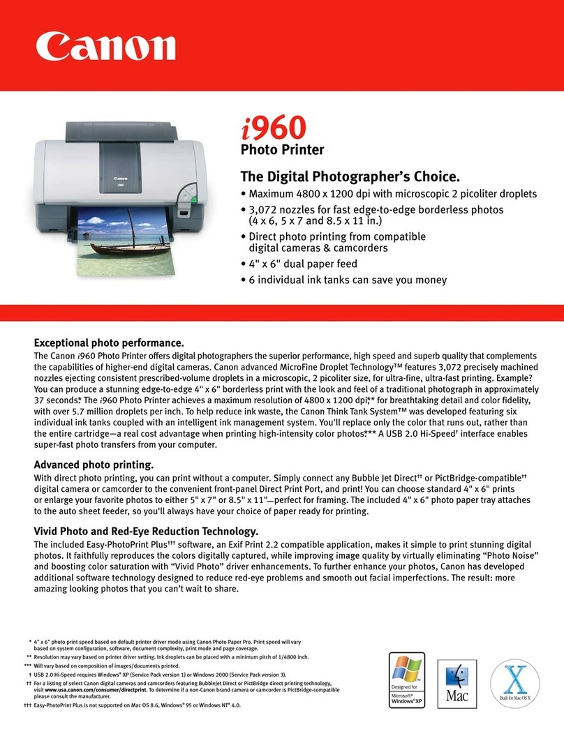 Canon i960 Series User manual