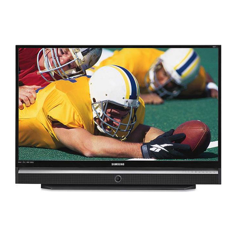 Samsung HLS5686WX - 56" Rear Projection TV Owner's instructions