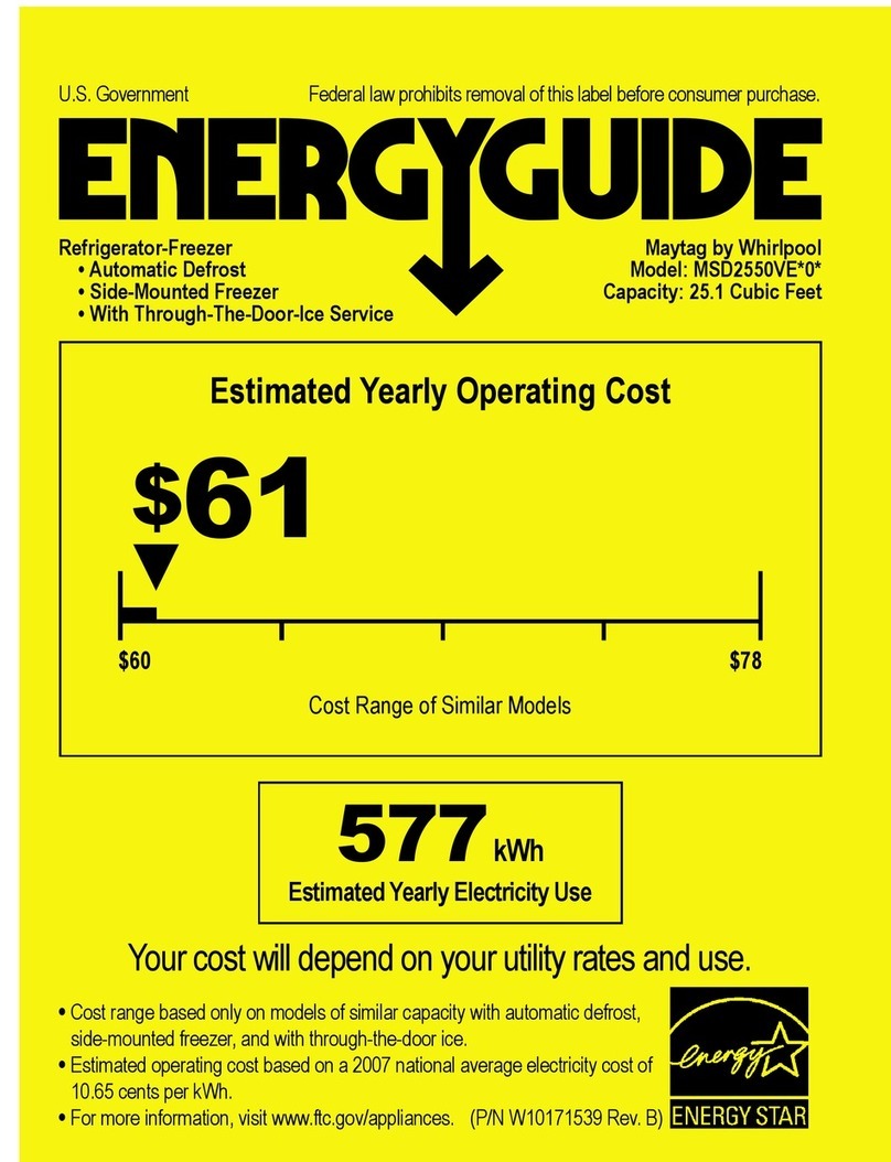 Maytag MSD2550VES Assembly instructions