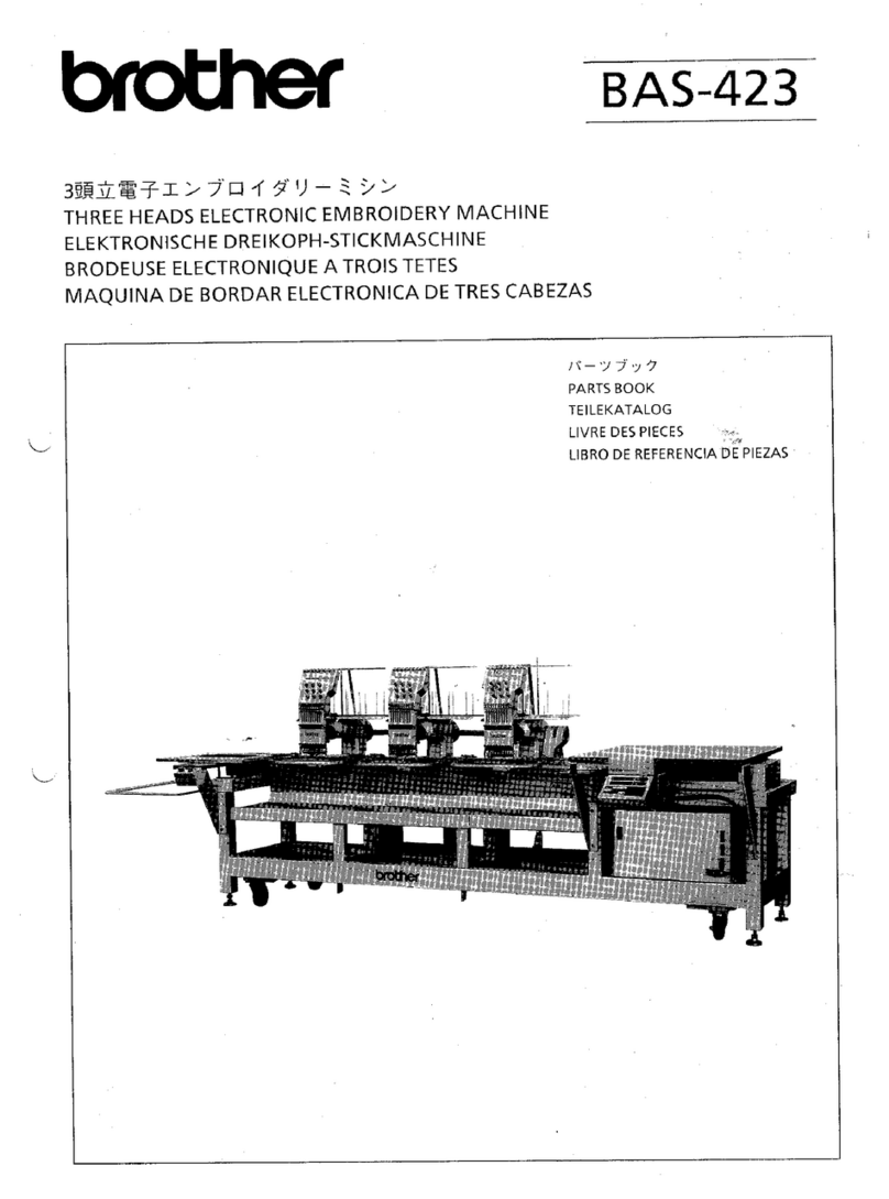 Brother BAS-423 parts book