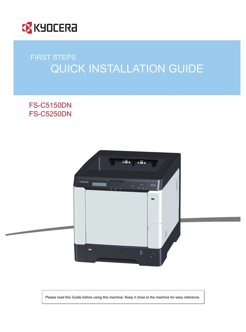 Kyocera ECOSYS FS-C5150DN User manual