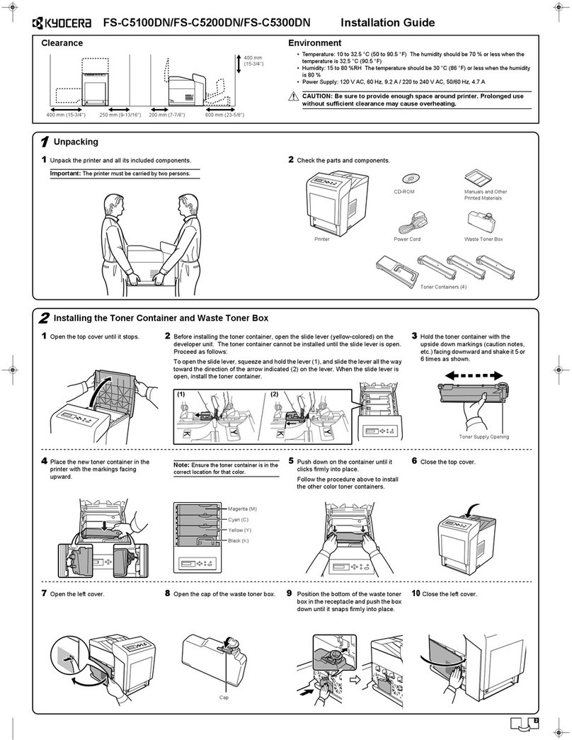 Kyocera FS-C5100DN User manual