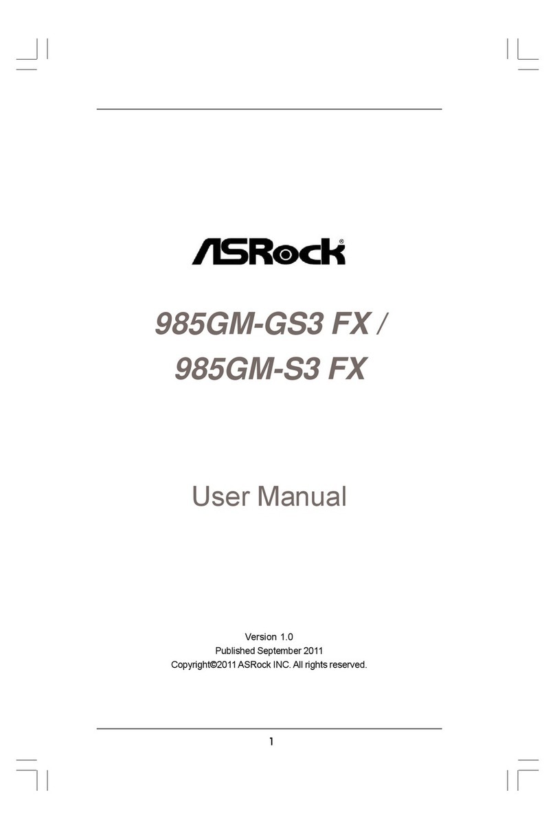 ASROCK 985GM-GS3 FX user manual