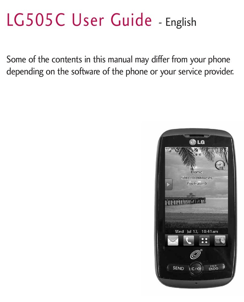 LG 505C User manual