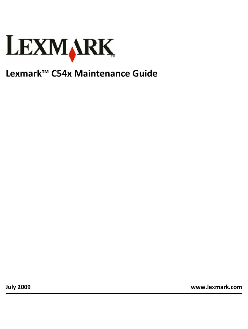 Lexmark C546 Operating manual