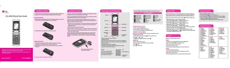 LG 420G User manual