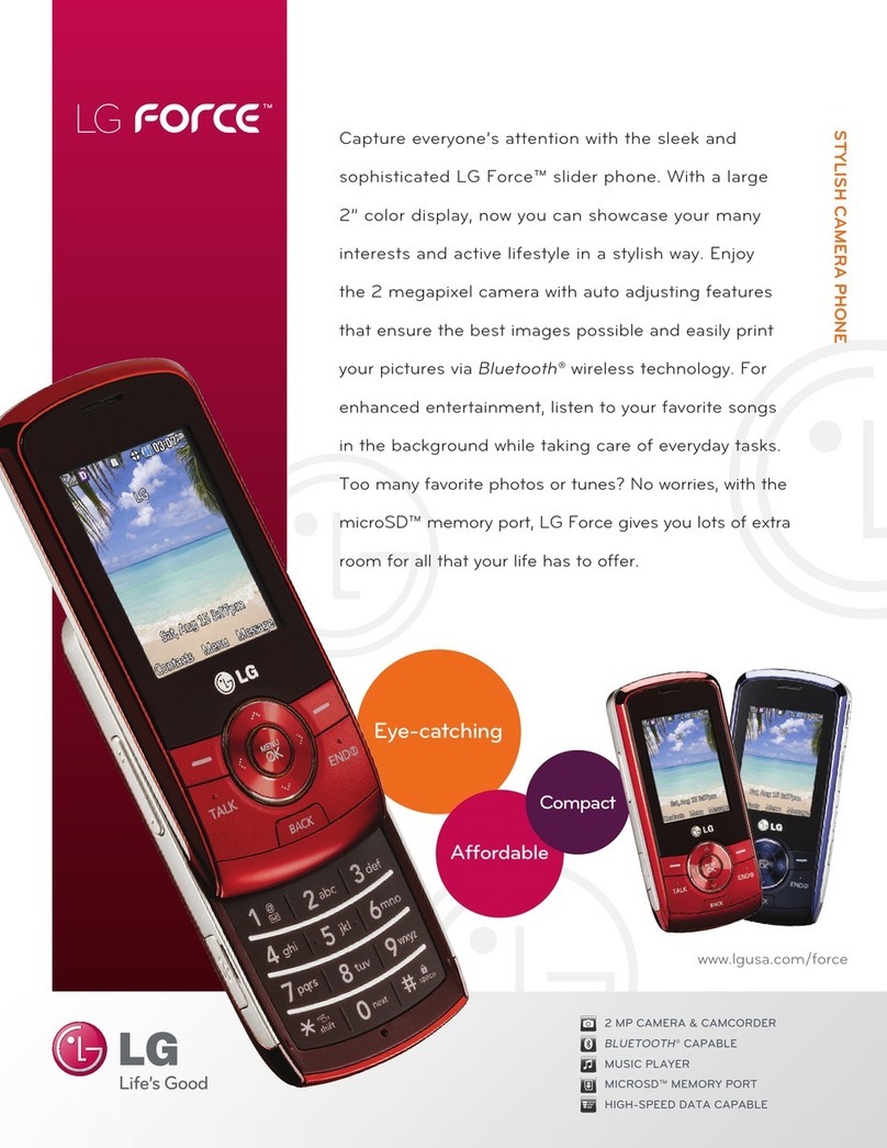 LG 370 User manual