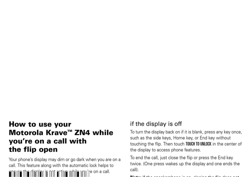 Motorola Krave ZN4 Instruction and safety manual
