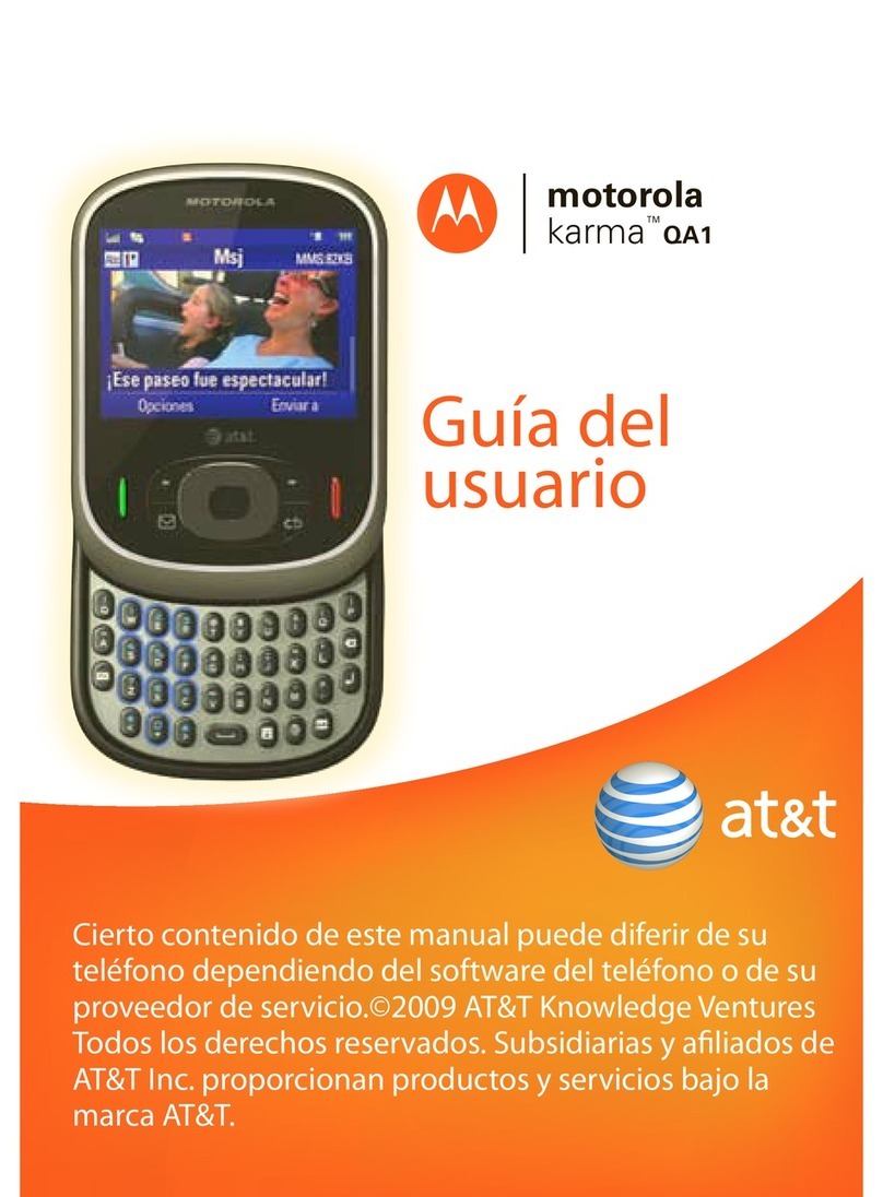 Motorola Karma QA1 Quick start guide